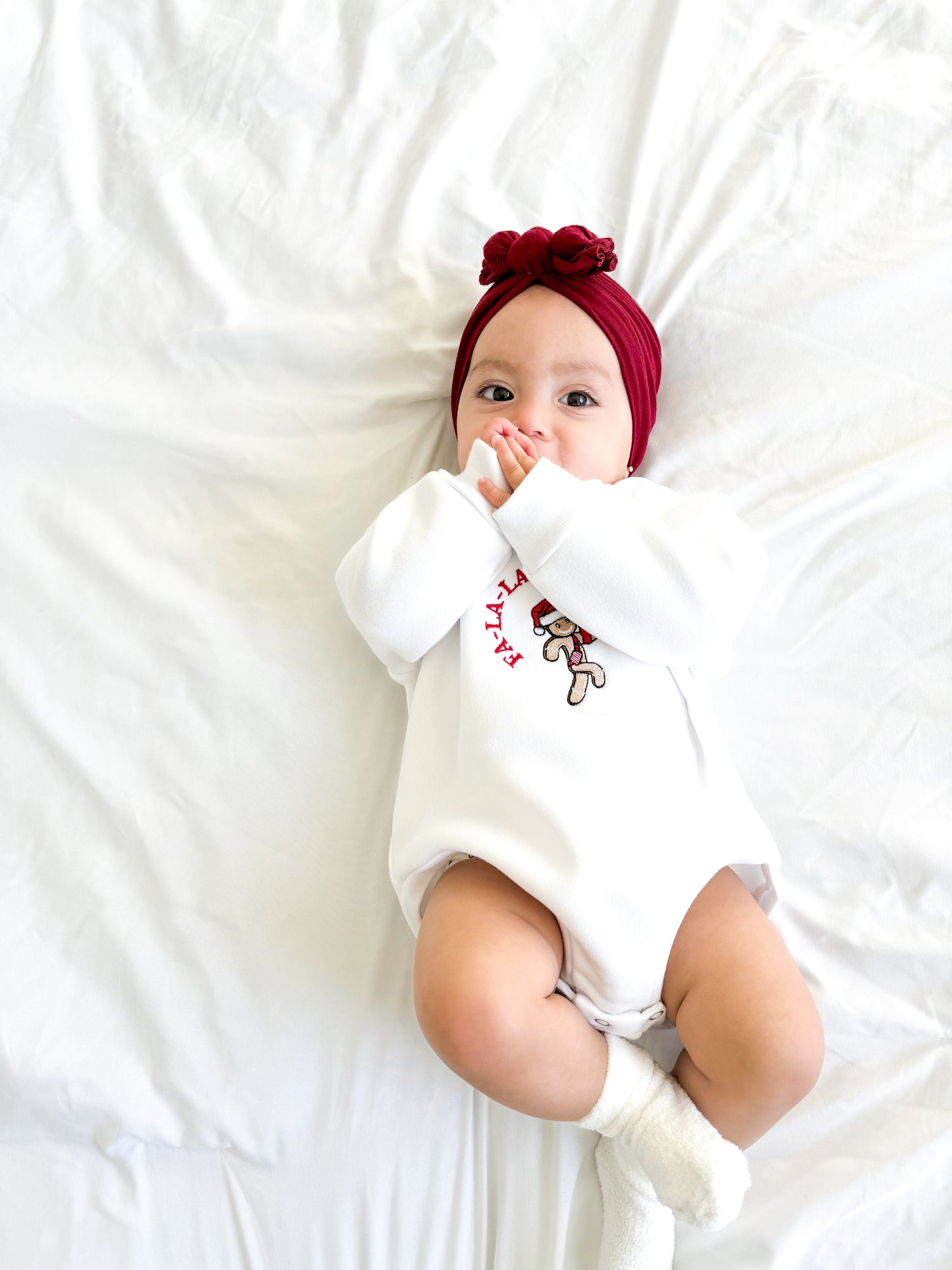 Stanley Gingerbread Bubble Crewneck Onesie