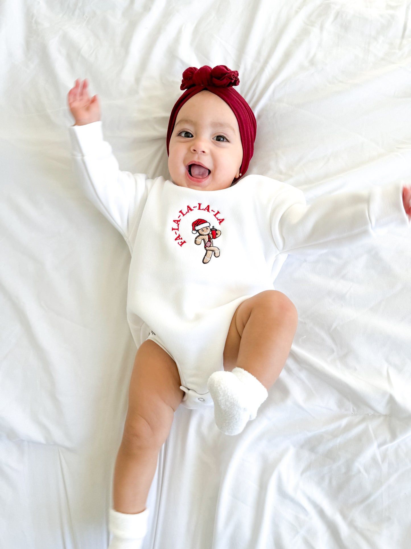 Stanley Gingerbread Bubble Crewneck Onesie